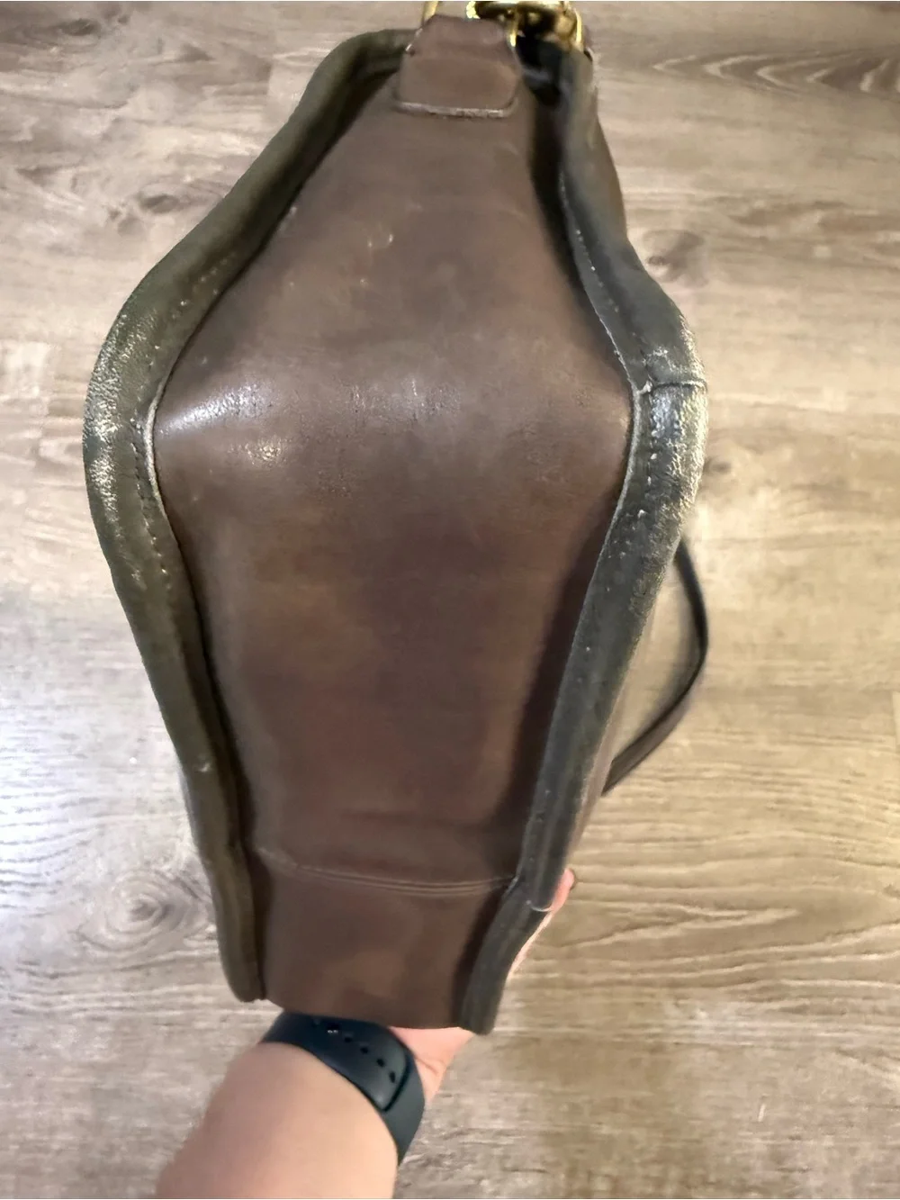 Vintage Coach NYC Companion Bag Glove Tanned Leather Crossbody